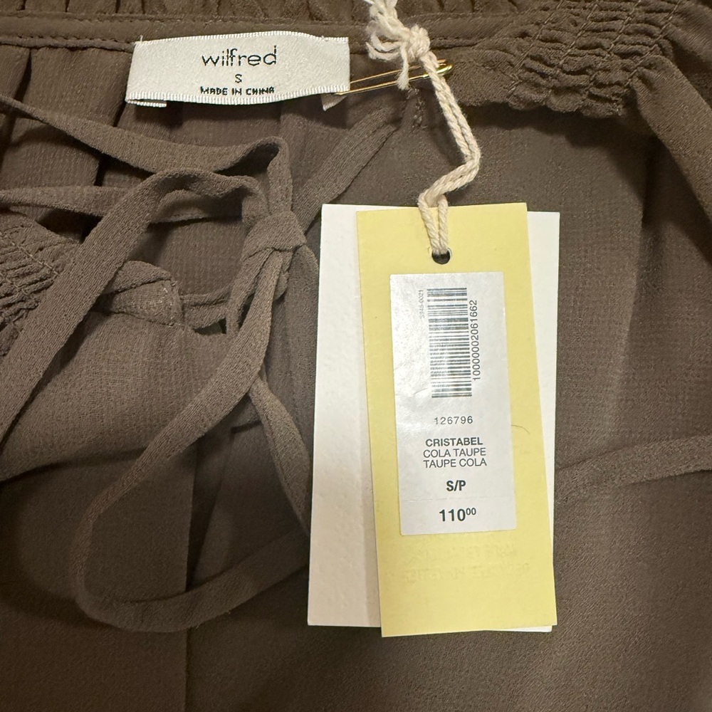 Aritzia Wilfred Cristabel Blouse - Picture 2 of 4